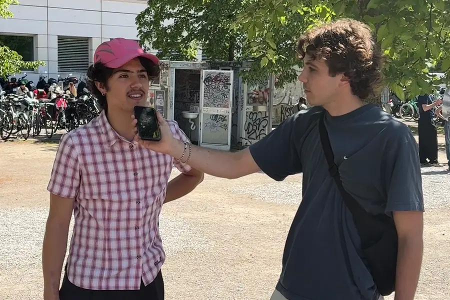 Micro-trottoir avec des étudiants